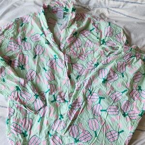 8 Oak Lane Cotton Pickleball Pajama Set